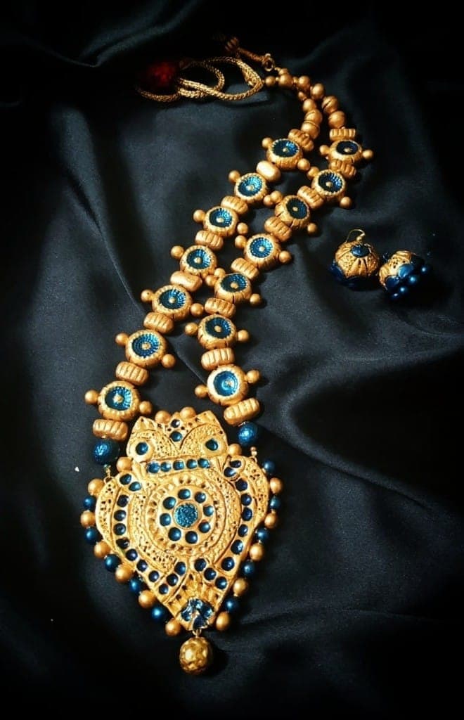 Terracotta jewellery AKR001