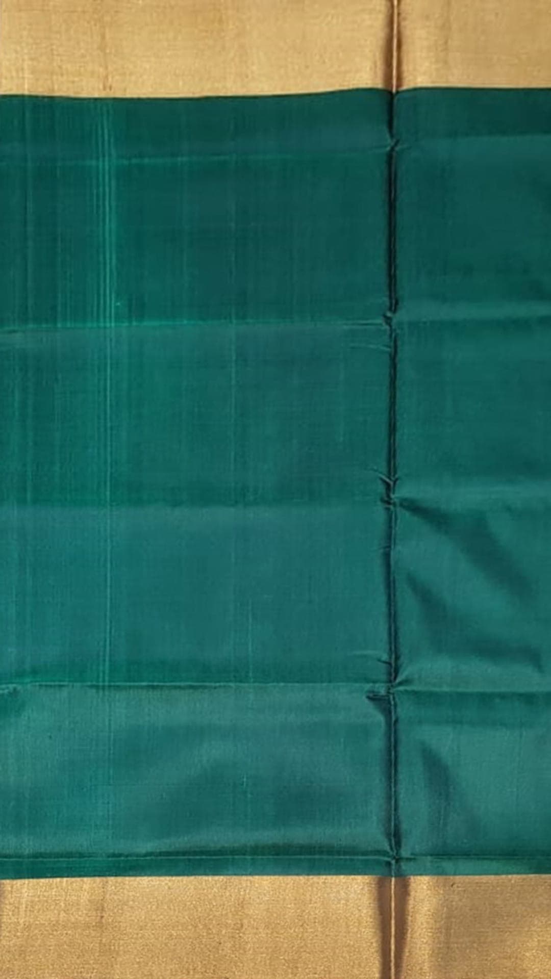 Pure soft silk Green with Pink Pallu Uppada saree