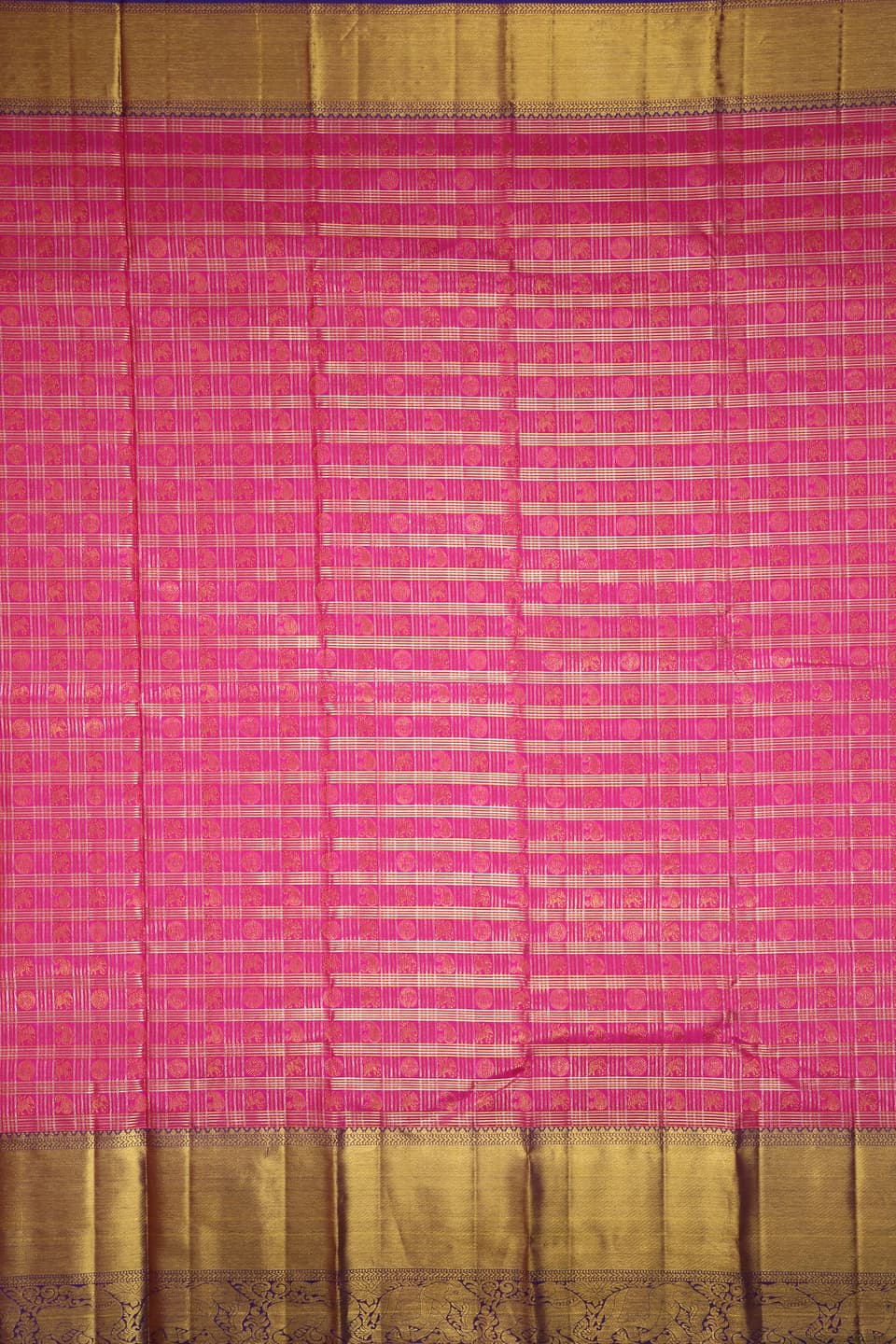 A Beautiful Traditional Kanchipuram Silk Sari